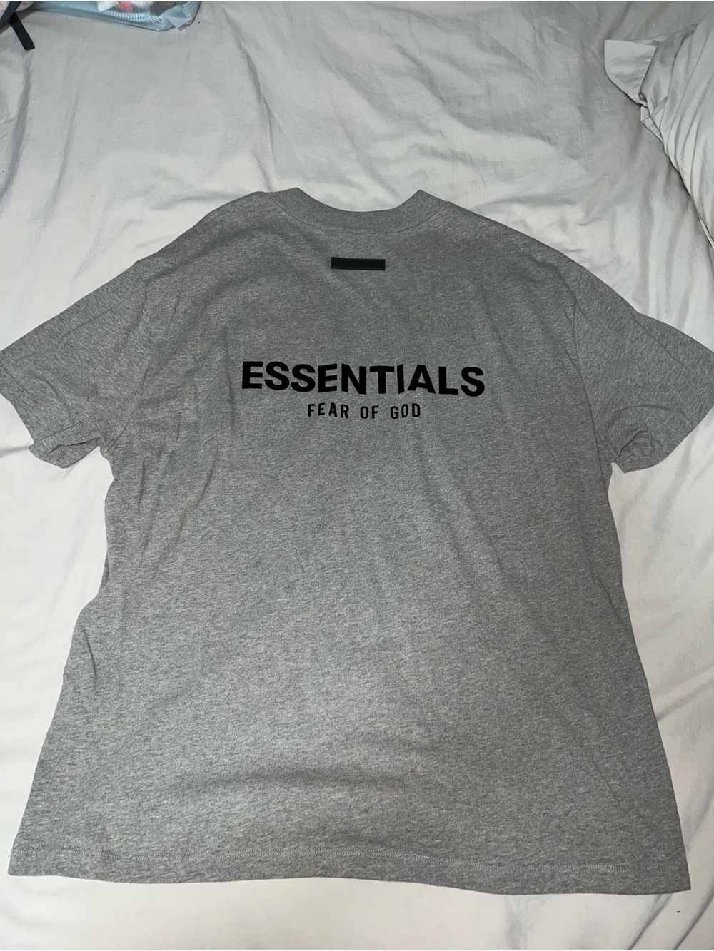 Fear of God Essentials FW22 Oversized T-Shirt Smoke Gray Large